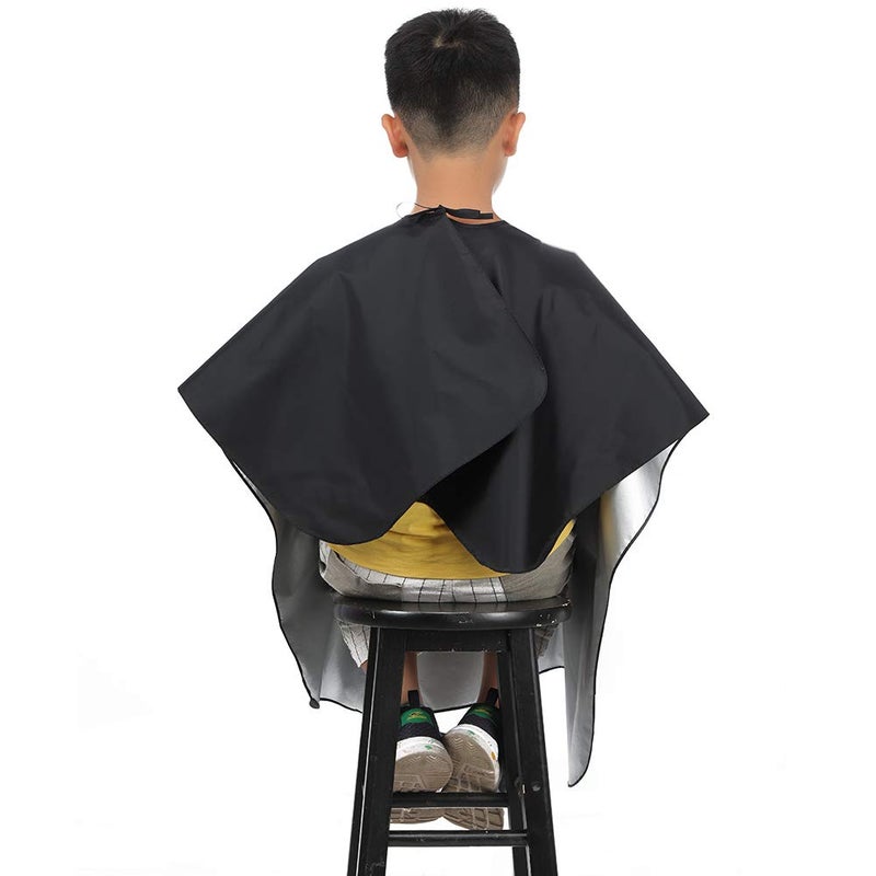 MMBABY Child Hair Cutting Waterproof Cape Barber Kids Hair Styling Cape Professional Home Salon Camps - Image 4
